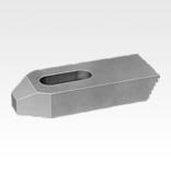 Clamp straps stepped-heel, steel or aluminium