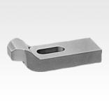 Clamp straps gooseneck DIN 6316 wide, steel or aluminium