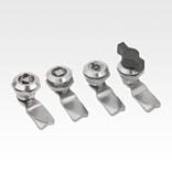 Quarter-turn locks, stainless steel 1.4404, small version, housing diameter 28 mm