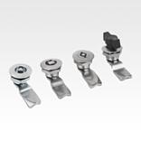 Quarter-turn locks, stainless steel 1.4404, small version, housing diameter 32 mm
