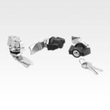 Quarter-turn locks with wing grip, housing diameter 30.5 mm