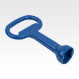 Keys for latches and locks