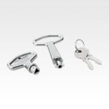 Keys for quarter-turn locks