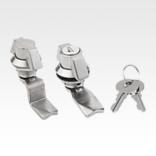 Quarter-turn locks, stainless steel 1.4401 with lockable wing grip