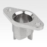 Lock bottom parts for quarter turn latches
