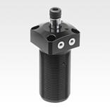 Swing clamp pneumatic screw-on with flange