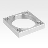 Threaded flange aluminum