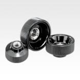 Knurled nutsplastic