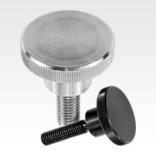 Knurled screws high form steel and stainless steel, DIN 464