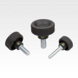 Knurled screws plastic, antistatic