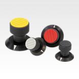 Knurled knobs with arrow
