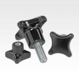 Palm grips similar to DIN 6335 metal parts stainless-steel