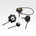 Star grips with safety cable similar to DIN 6336