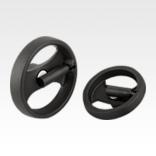Handwheels 2-spokeplastic, with folding grip