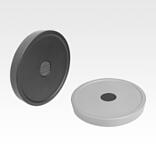 Disc handwheels, aluminium without grip