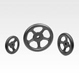 Spoked handwheels, sheet steel