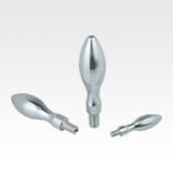 Machine handles fixedsteel, DIN 39 Form E
