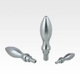 Machine handles revolving similar to DIN 98 Form E, steel