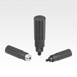 Cylindrical grips, plastic revolving