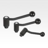 Tension levers, safety, internal thread