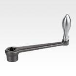 Crank handles straightsimilar to DIN 469