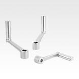 Crank handles stainless steel with revolving grip