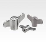 Wing gripsinternal thread, stainless steel