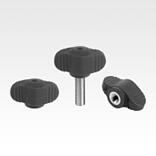 Wing grips "Miniwing", plastic, metal detectable