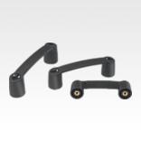 Pull handles, plastic, narrow