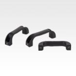 Pull handles, plastic, antistatic