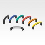 Pull handles, plastic with soft grip