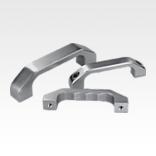 Pull handles, stainless steel, slanted both sides