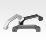 Pull handles, aluminium, slanted both sides
