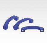 Pulls handles, plastic, visually detectable