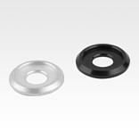 End washers, aluminium, flat for round pull handles
