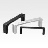 Pull handles, aluminium, narrow