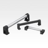 Tubular handles, aluminium with plastic grip legs