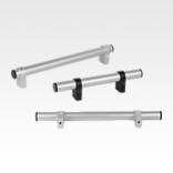 Tubular handles, aluminium, adjustable