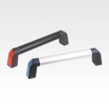 Tubular handles Bighand, aluminium with plastic grip legs
