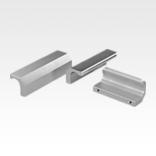 Ledge handles, stainless steel 