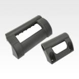 Pull handles, plastic, angled