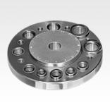 Index drilling discs for drilling jig for cylindrical parts