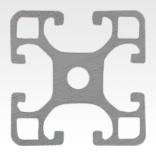 Aluminium profiles 40x40 light Type I