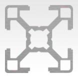 Aluminium profiles 30x30 Type B
