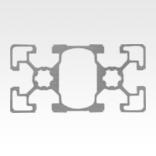 Aluminium profiles 45x90 light Type B
