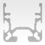 Aluminium profiles 40x40 for roller rails, Type B
