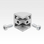 Corner connectors for glass pane holders