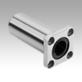 Linear ball bearing with square flange, double bearing