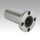 Linear ball bearings with round flange, double bearing