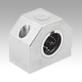 Linear housing units, aluminium, compact, single, closed
